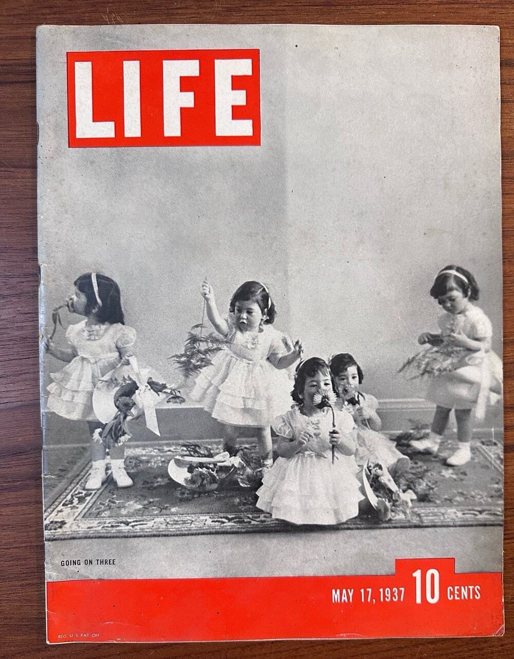 Life Magazine May 17, 1937 (Quintuplets) Luce, Henry R. Volume 2 No. 20